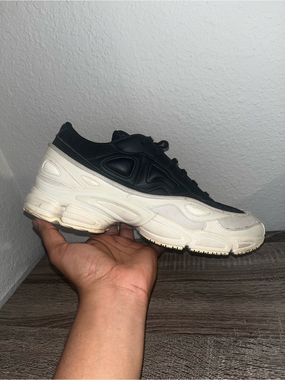 Black & white Raf Simons RS Ozweego
